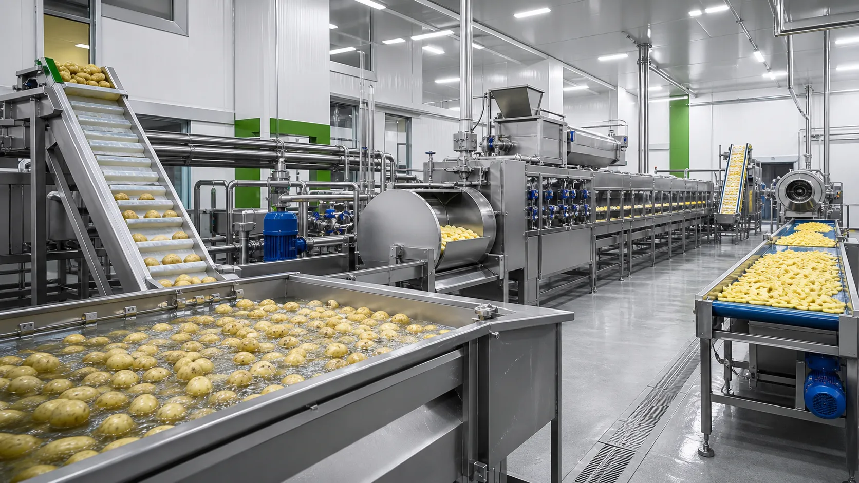 Guia de linea IQF para alimentos congelados