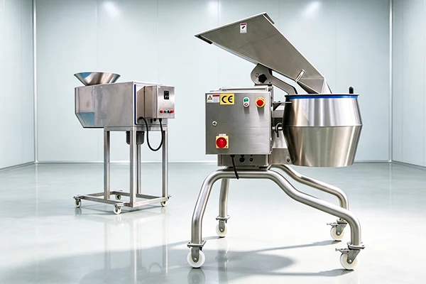 Cortadora industrial de rodajas de frutas y verduras