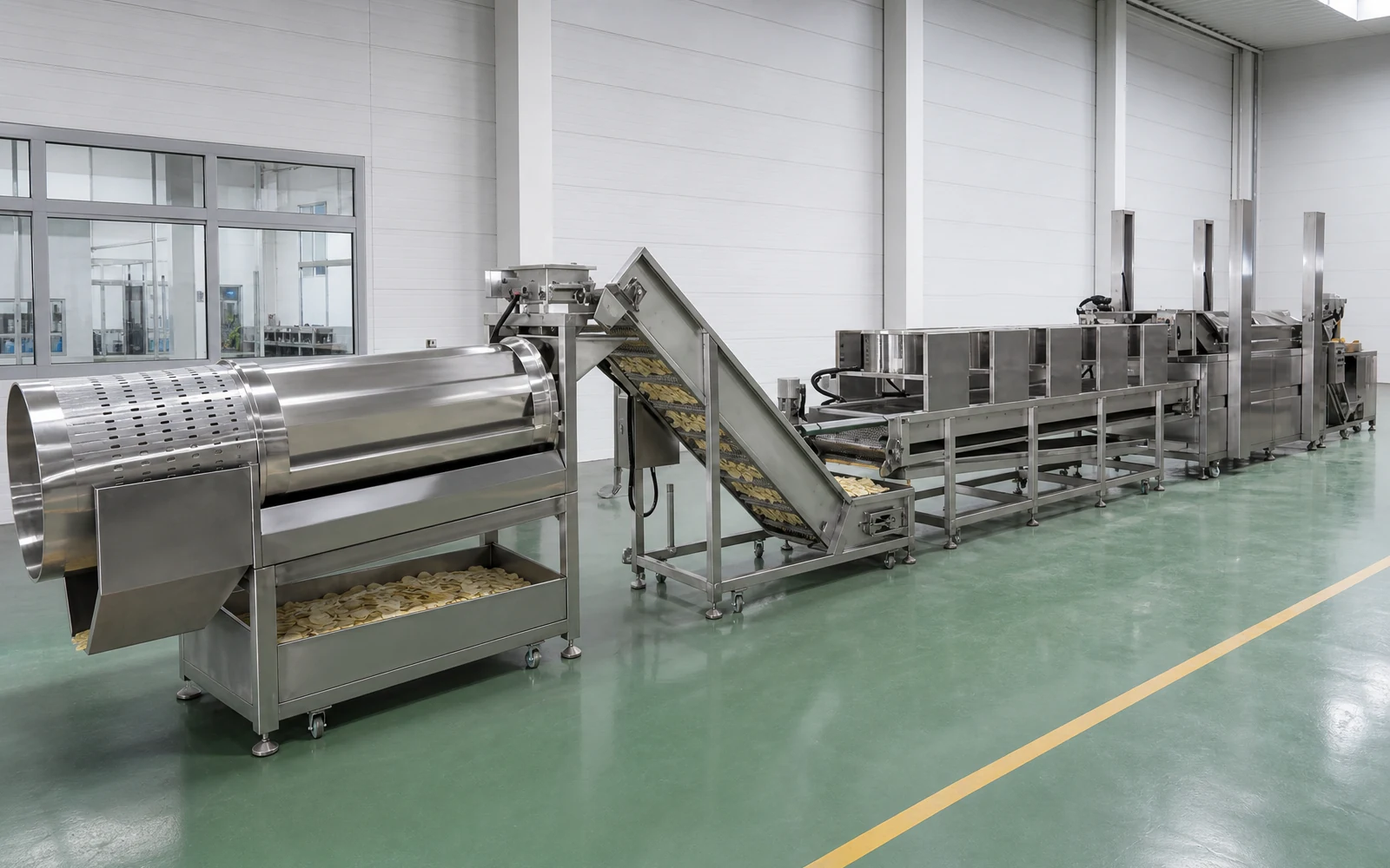 Línea de Producción de Chips de Plátano y Chifles