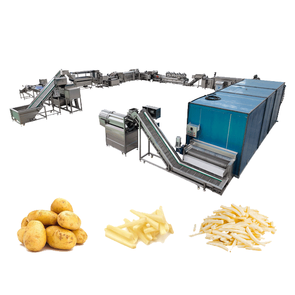 Línea de Producción de Papas Fritas Congeladas