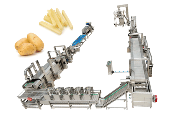 Línea de Producción de Papas Fritas Frescas