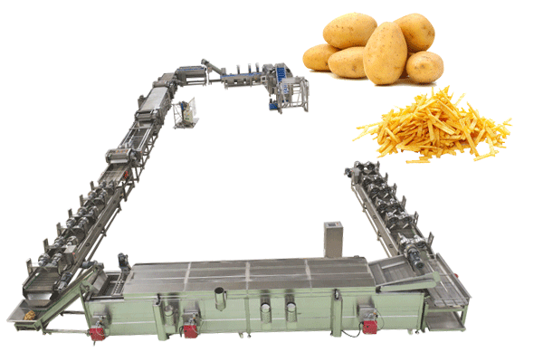 Línea de Producción de Snacks de Papa en Tiras